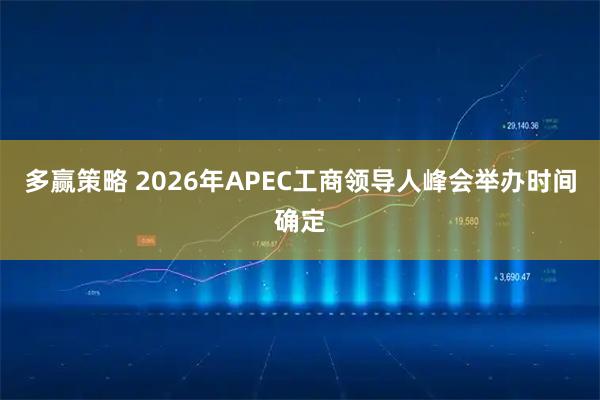 多赢策略 2026年APEC工商领导人峰会举办时间确定