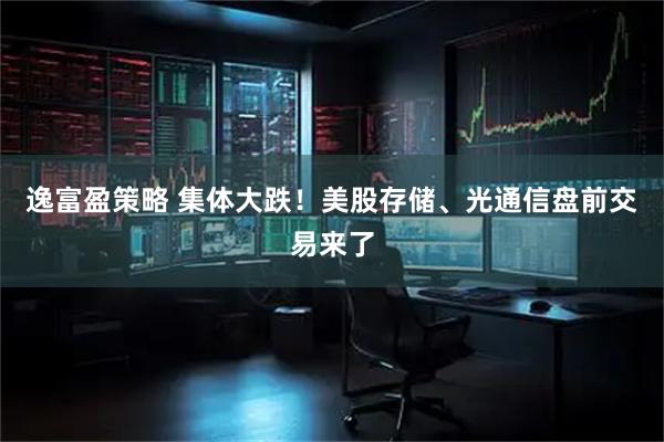 逸富盈策略 集体大跌！美股存储、光通信盘前交易来了